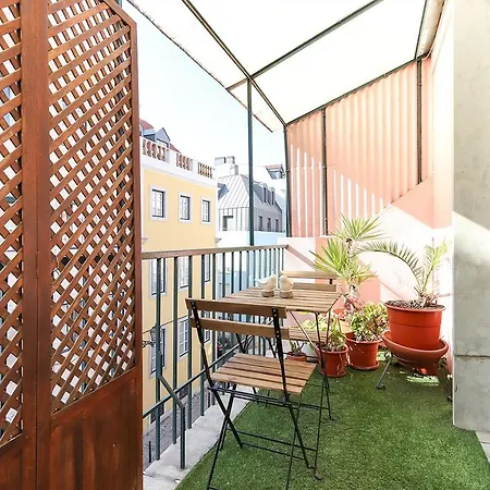 Principe Real Balcony By Homing Apartment Lisbon Exterior photo